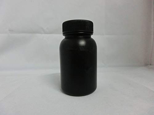 30 Stück/Packung 100 ml schwarze HDPE Flaschen, Kunststoffflasche, 100 g Pillenkapsel Flasche mit Schraubverschluss und Innenkappe ZKH47