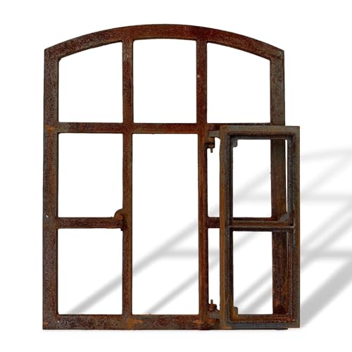 aubaho Stallfenster Rost Fenster zum Öffnen Scheunenfenster 71cm Eisen Antik-Stil