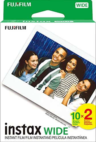 Fujifilm Instax Wide Film, Weiß, 2 Stück