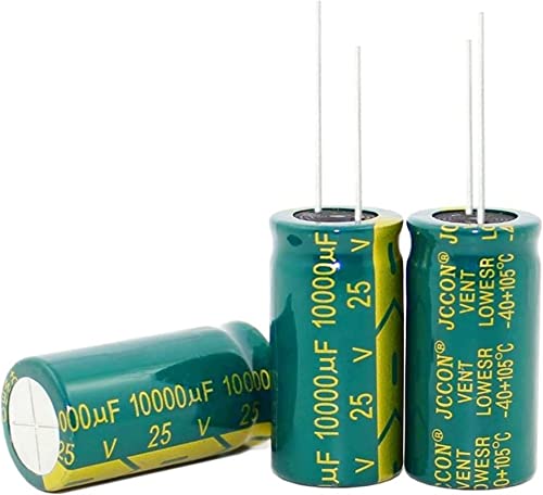 Steuerkreise Kondensator-Kit 100 Stück ~ 20 Stück 25 V 10000 UF 10000 UF 25 V Hochfrequenz-Elektrolytkondensatoren mit niedrigem Widerstand 18 * 35 mm Kondensatoren