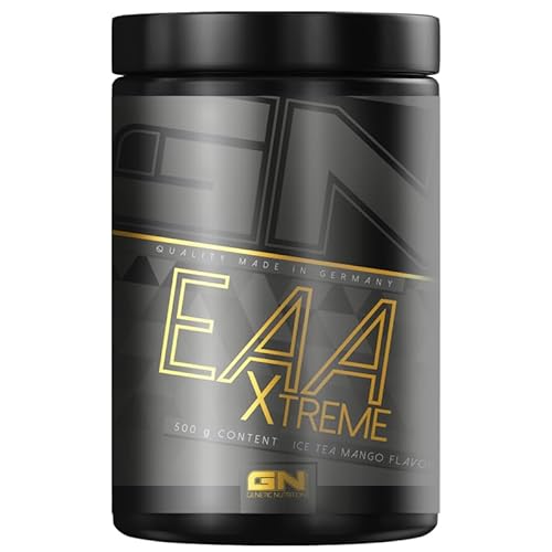 GN Laboratories EAA Xtreme (Ice Tea Mango) – 500g EAAs Pulver – Aminosäuren Komplex ideal für vor, während und nach dem Training