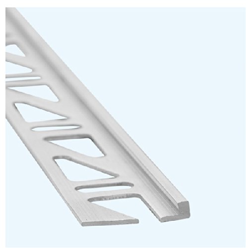 Fliesenprofil/Fliesenabschlussprofil/Trennschiene für Fliesenabschlüsse, Aluminium, Höhe: 6 mm