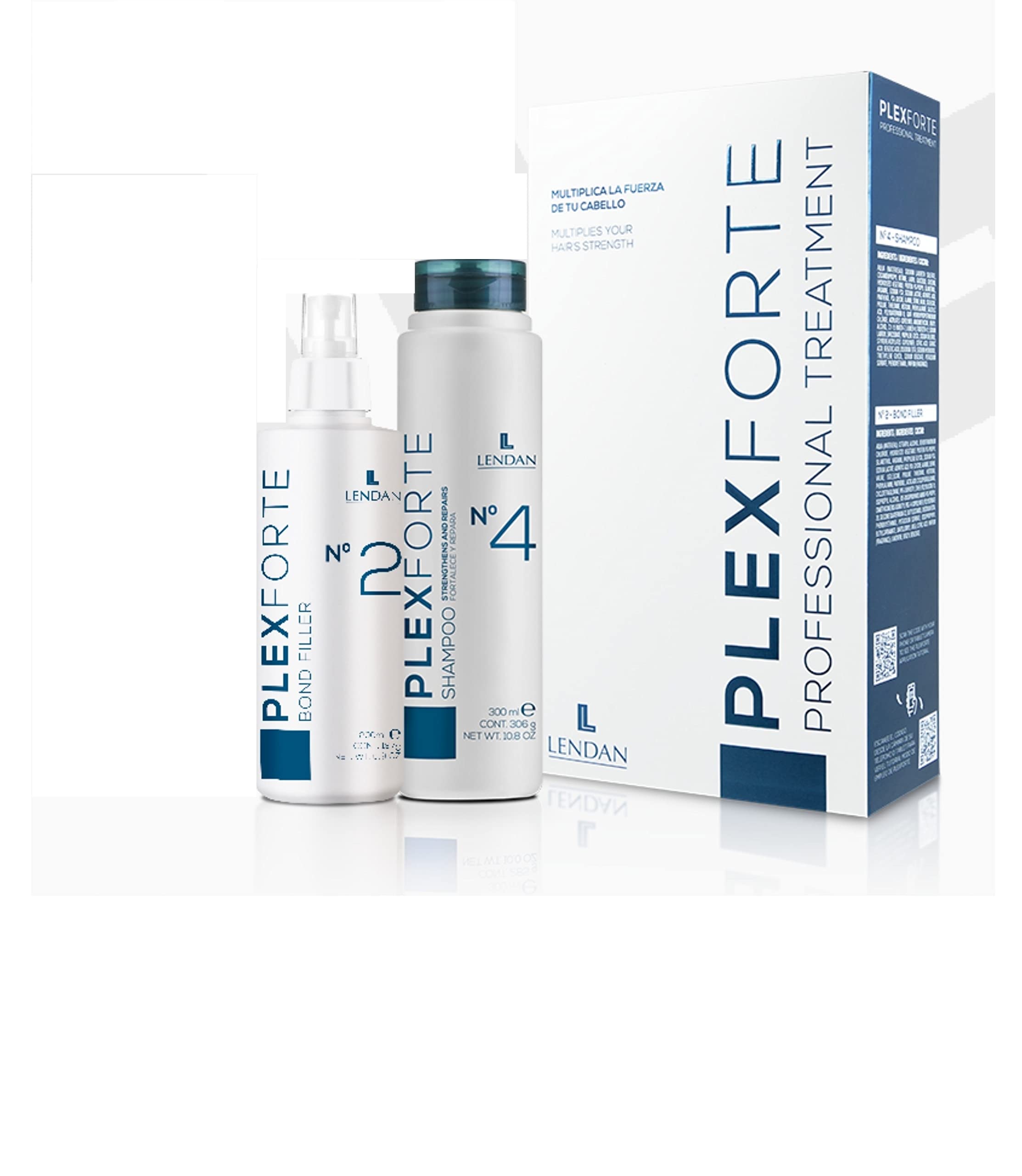 Lendan PlexForte Pack 2 Produkte (1 X Bond filler 200 ml + 1 x Shampoo 300 ml)