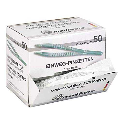 Mediware Disposable Forceps, Sterile, Pack of 50