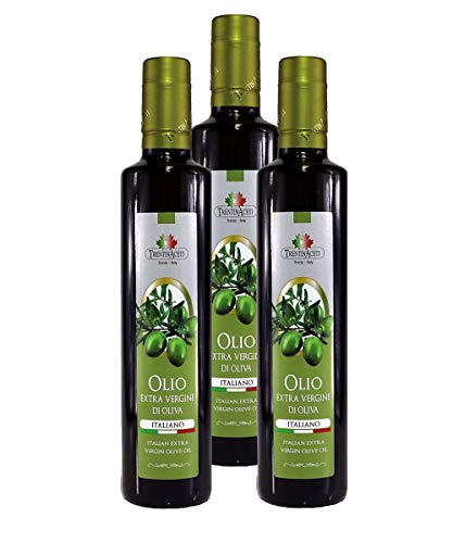 100% Italienisches Extra Natives Olivenöl aus Italien - 3x250 ml - Olivenöl in höchster Qualität - TrentinAceti - kaltgepresst