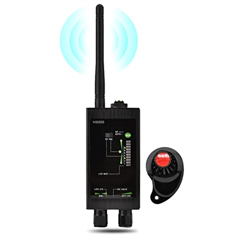 M8000 Wireless Signal Radio Detector,Anti-Spy Kamera RF Signal Detektor Gerät Tracer Finder (EU)