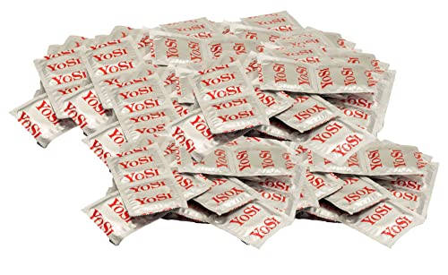 200 YOSI Ribbed Markenkondome - Gerippte Kondome für ein intensives Liebeserlebnis - viel Gefühl