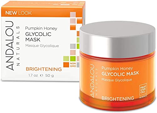 Andalou Pumpkin Honey Glycolic Mask 50 ml, 43743, confezione da 1