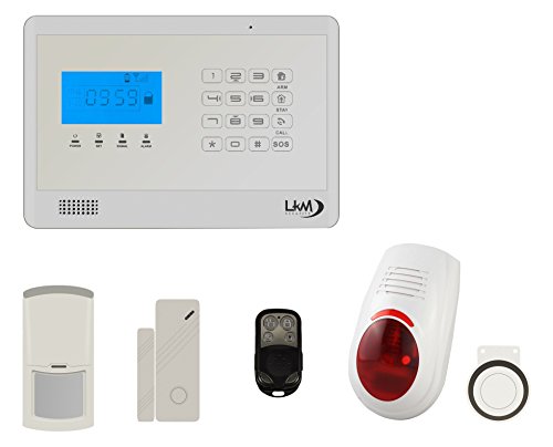 LKM Security wg-yl007 m2eb + 3S + 1pir + sir03 _ 01 Kit M2E Alarmanlage Haus Wireless