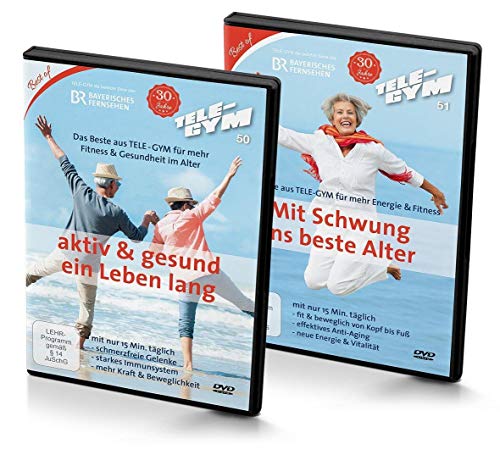 TELE-GYM 50 + 51 aktiv & gesund ein Leben lang + Mit Schwung ins beste Alter [2 DVDs]