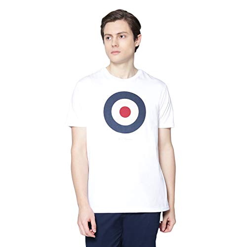 Ben Sherman Signature Target Tee T-Shirts & Poloshirts Herren Weiss - XL - T-Shirts Shirt