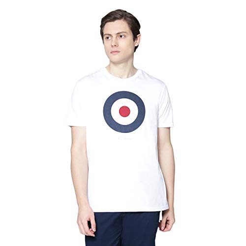 Ben Sherman Signature Target Tee T-Shirts & Poloshirts Herren Weiss - L - T-Shirts Shirt