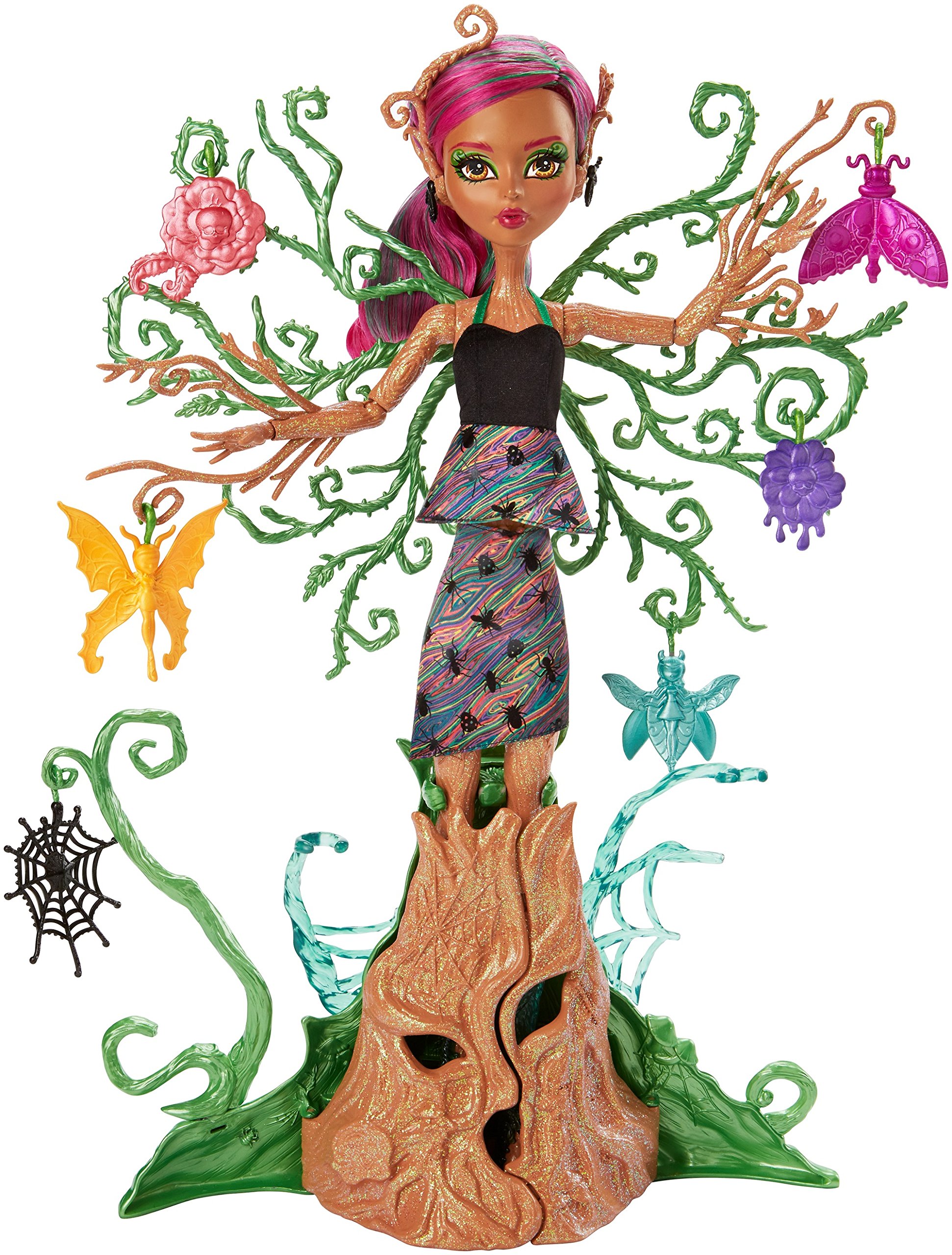 Mattel Monster High FCV59 - Garten-Monsterfreundin "Treesa Thornwillow"