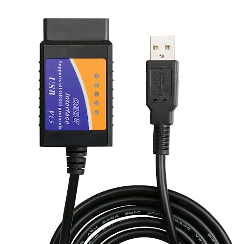 SomaStar Diagnose Interface OBD2 327 USB OBDii Marken Gerät KFZ Scanner CanBus Universal