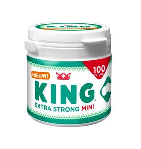 King Pfefferminz-Mini-Topf extra stark 100 gr 100 Stück 4x | Gesamtgewicht 400 gr