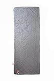 Grüezi-Bag WellhealthBlanket Wool Schlafsack & Wolldecke 2-in-1, kuschelig weich und warm, Körpergröße bis 200 cm, 200x150cm, Packmaß Ø 14 x 19 cm