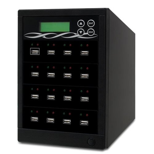 Spartan EZ Dupe U20-SSP 1 bis 20 Target USB Drive Duplikator, Schwarz