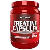 Activlab Creatine Capsules (300 Kapseln), reines Kreatinmonohydrat 5000 mg, vor dem Training, 60 Tagesportionen, 100% Pures Kreatin Monohydrat, Pre workout, Leistungsverstärker, 3 x Laborgeprüft