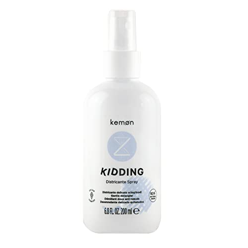Kemon Liding Kidding Districante Spray LeaveIn Sprüh Conditioner zur Entwirrung von Knoten Haarspülung für Kinder ohne Auswaschen, 200 ml