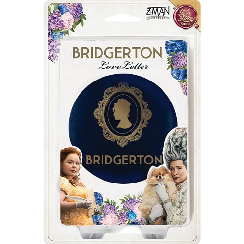 Bridgerton Love Letter Card Game - Unmask Lady Whistledown Identity! Strategiespiel für Kinder und Erwachsene basierend auf der Hit Neflix Serie, ab 10 Jahren, 2-6 Spieler, 20 Minuten Spielzeit,
