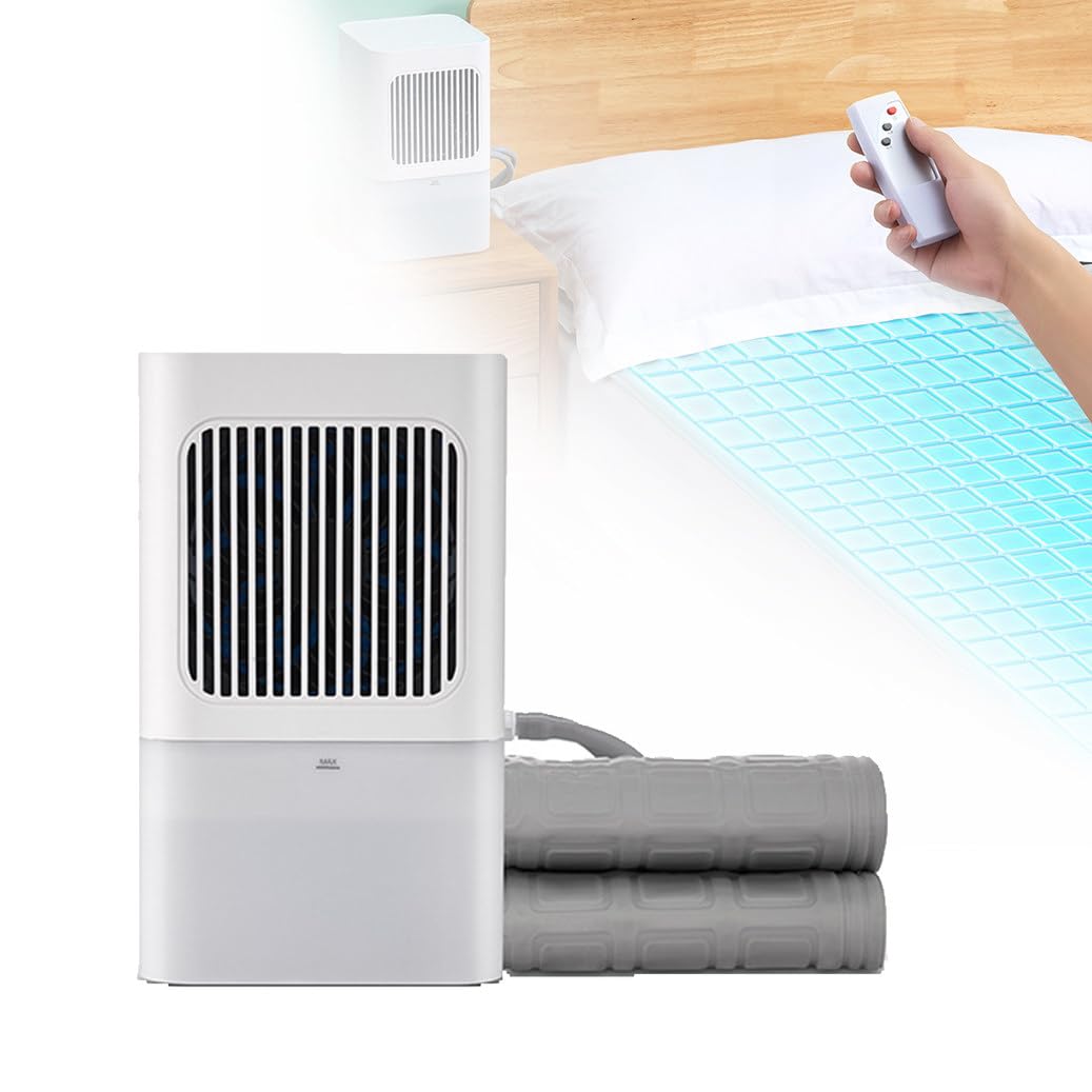 BrightFootBook 2023- Wassergekühlte Matratze mit Eismatten und Wärmeableitung - Ideal für heiße Schläfer und Nachtschweiß Verbessert die Schlafqualität durch Kühlung und Wärmeableitung,140×160cm