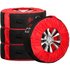 HEYNER Reifentaschen-Set schwarz/rot 735100 Reifentaschen