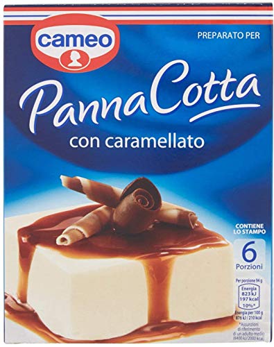 6 Cameo Panna cotta mit Karamell Kuchenmischungen italien kuchen 97g 6 Portionen