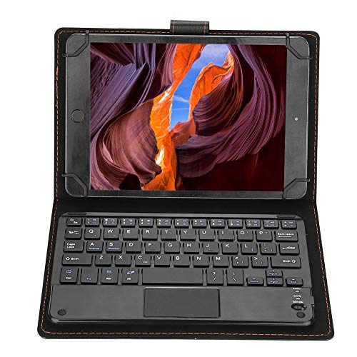 Tablet Keyboard Case, Bluetooth-Touchpad-Tastatur mit Schutzhülle für Android/iOS/Windows Die meisten 7-8-Zoll-Tablets