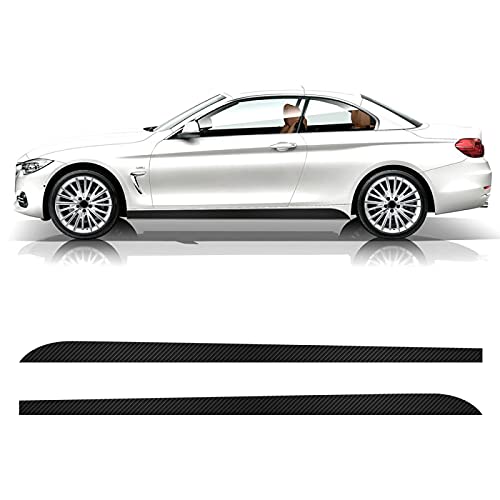 Seitenschweller Aufkleber 2 Stück Seitenstreifen Rock Aufkleber Vinyl Aufkleber,Für BMW 4er F32 F33 F36 Gran Coupe 420 428i 435i