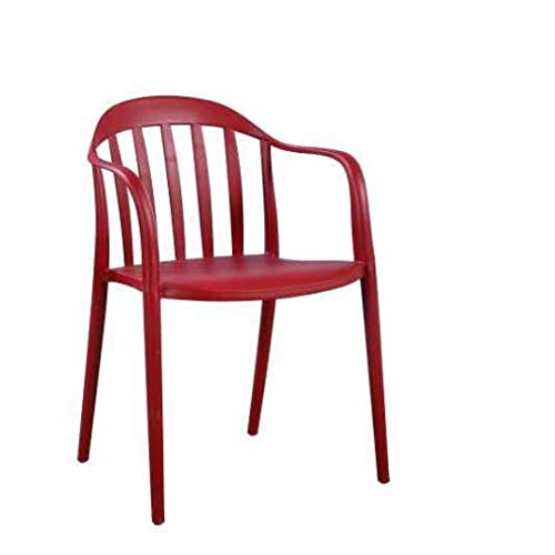 ZONS 4-er Set Zion Stuhl PP rot stapelbar - außen oder innen