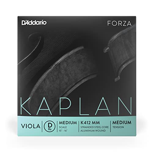 D`Addario Kaplan Viola D Einzelsaite Medium Scale Medium Tension