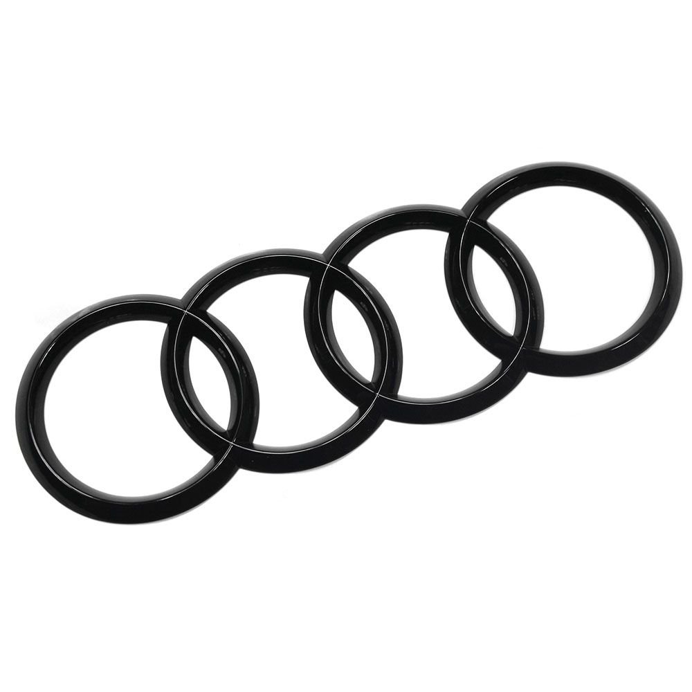 Audi 8S0071801 Zeichen Ringe Black Edition Emblem Blackline Logo Schwarz