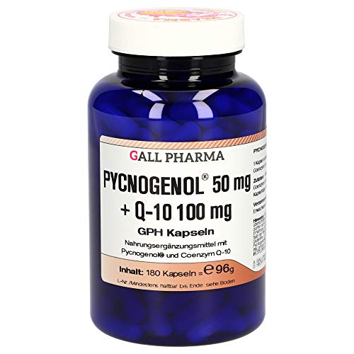 Gall Pharma Pycnogenol 50 mg + Q-10 100 mg GPH Kapseln, 180 Kapseln