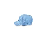 Kindertraum 51051080031 Kuschelkissen Elefant, klein, 11 x 23 cm, blau/weiß