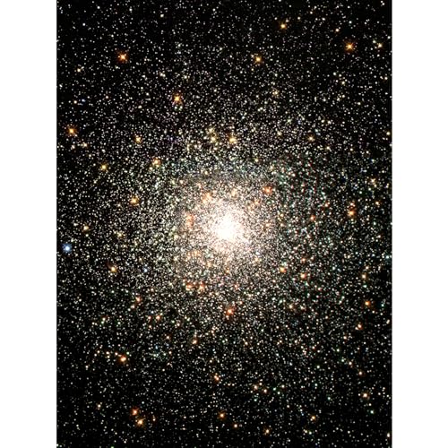 Hubble Space Telescope Image Globular Cluster M80 Ancient Star Swarm In The Milky Way Galaxy Blue Stragglers Observed Using WFPC2 Large XL Wall Art Canvas Print