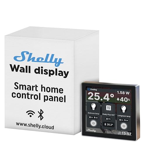 Shelly Wall Display Wand-Touchdisplay Wi-Fi