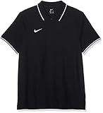 Nike Herren M TM CLUB19 SS Polo Shirt, Schwarz (Black/White/010), S