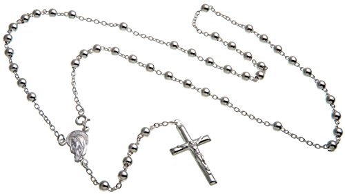 Rosenkranz Laurenzo, Rosenkranzkette 925 Silber, Länge wählbar von 45-90cm