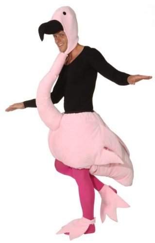 Flamingo (Overall und Fußstulpen) - Größe: Unisize