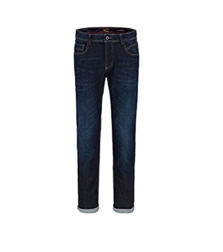 Camel Active Herren 5-POCKET HOUSTON Straight Jeans, Blau (Dark Blue 46), W35/L34 (Herstellergröße: 35/34)