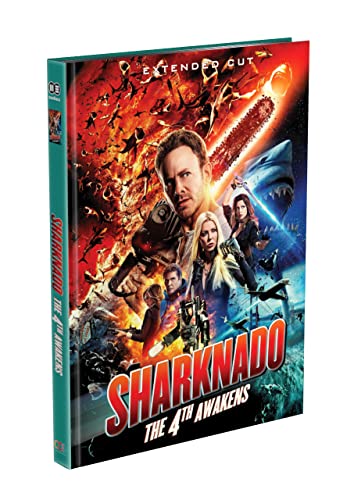 SHARKNADO 4 - The 4th Awakens - Extended Cut - 2-Disc Mediabook Cover A (DVD + Blu-ray) Limited 999 Edition