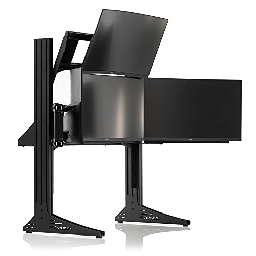 Playseat Triple Monitor Stand XL Multi3 | Dreifach-Monitorständer für bis zu 4 Flachbildschirme | Geeignet für alle Flachbildfernseher und PC-Bildschirme | Höhe & Distanz frei verstellbar