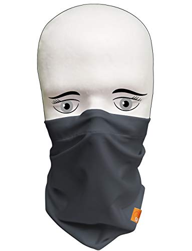 iQ-UV Herren 2X IQ Community Multifunktionstuch Tube-Masken Set 2 Stück, Grau, L