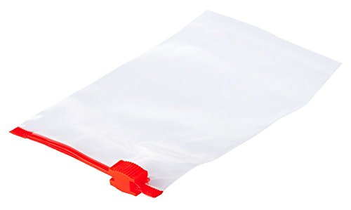 neoLab 1-7340 Ziplock Beutel, Verschluss, Größe 400 mm x 500 mm, Rot (60-er Pack)