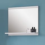 Wandspiegel mit Ablage Badezimmerspiegel Spiegel Badspiegel Weiß