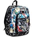 Seven Rucksack New Fit, Navybush, Schwarz, Doppelfach, Schule & Reise, Schwarz , Taglia unica, Modern