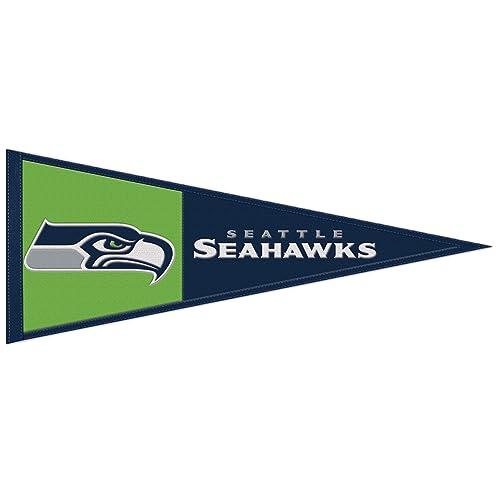 NFL Wimpel Seattle Seahawks Football 80x33cm Wool Pennant Primary