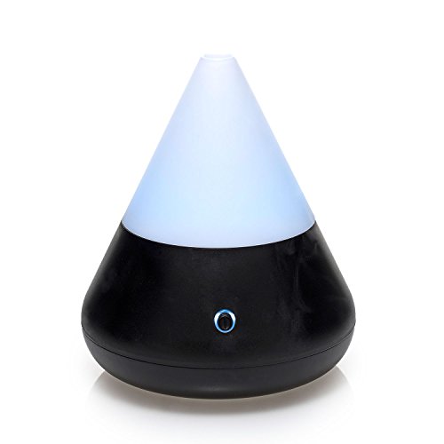 PAJOMA 62526 Aroma-Diffuser Asterion Black, LED Lichtwechsel, Höhe 15,5 cm