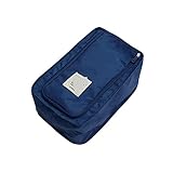 VIPAVA Schuhtaschen Multi Function Portable Travel Storage Bags Toiletry Cosmetic Makeup Pouch Case Organizer Travel Shoes Bags Storage Bag (Color : Durk Blue)