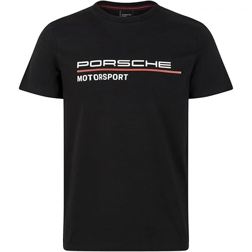 Porsche Motorsport Herren T-Shirt Schwarz (XXL)